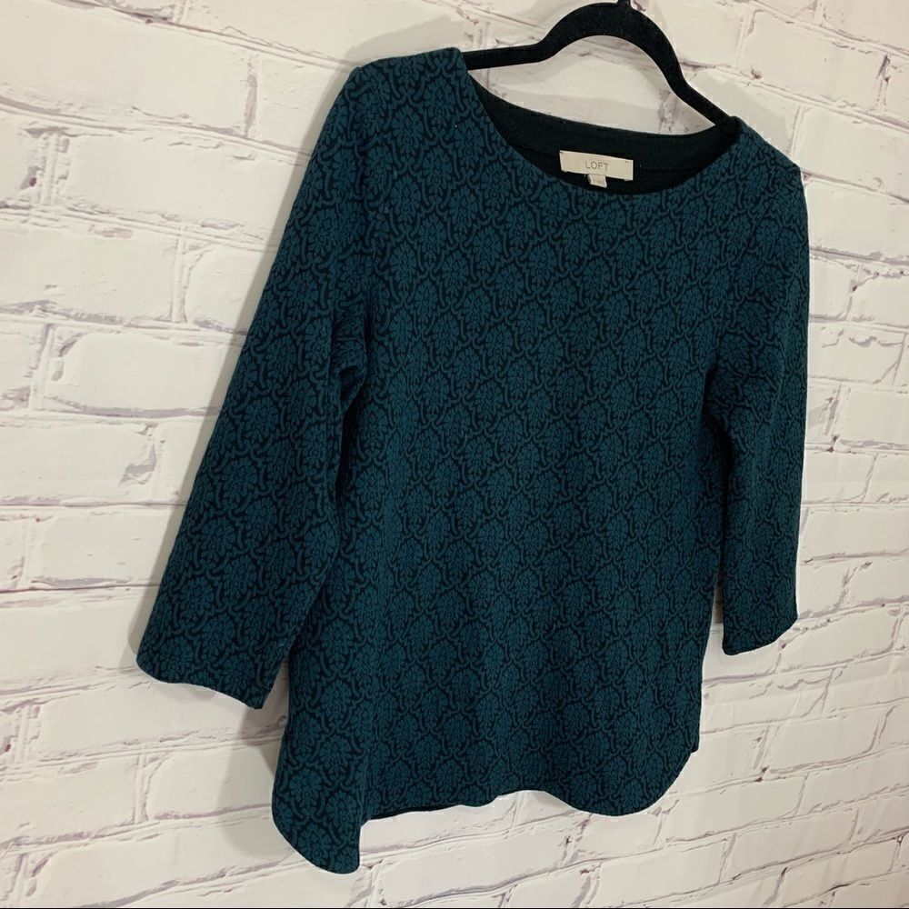 Loft small green top